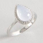 Armadani: chalcedony and diamond teardrop ring | Teardrop ring .