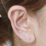 Constellation earring. | Constellation earrings, Ear piercings .