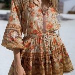 Boho Floral Print Mini Dress in 2020 | Boho outfits, Fashion, Boho .
