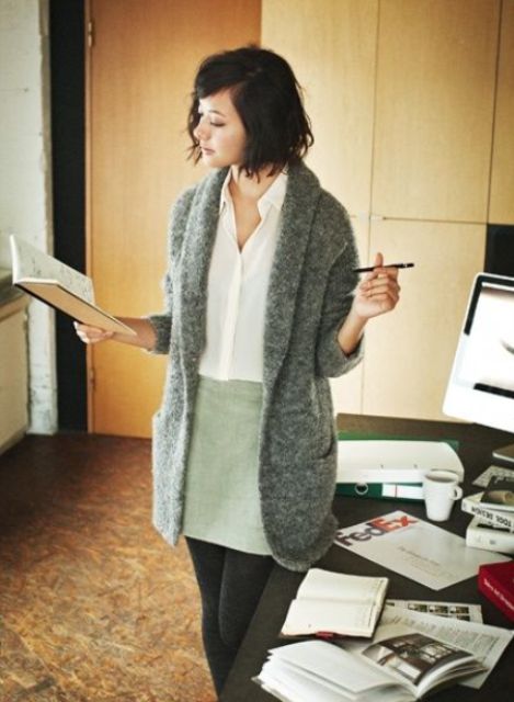 20 Cozy Winter 2017 Work Outfits For Girls - Styleohol