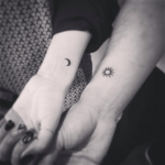 12 Cute and minimalistic couple tattoos - Be Asia: fashion, beauty .