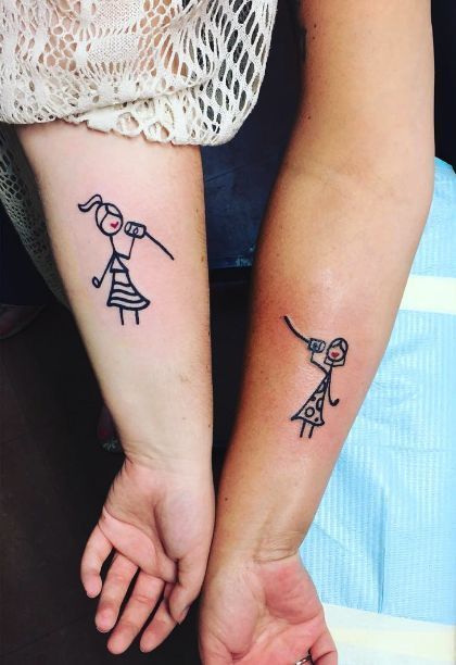 8 Adorable Mom And Daughter Tattoos | Tattoos for daughters .