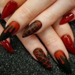 50+ Cutesy Holiday Nails to Bring Out the Oomph in You | Goth .