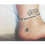 cutelittletattoos | Beach inspired tattoos, Ankle tattoo, Waves tatt