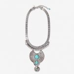 $59.90 The dazzling chain, turquoise stones and bold pendant make .