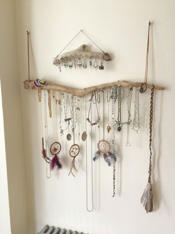 Driftwood Jewelry Organizer - Made to Order Jewelry Hangers - Pick .
