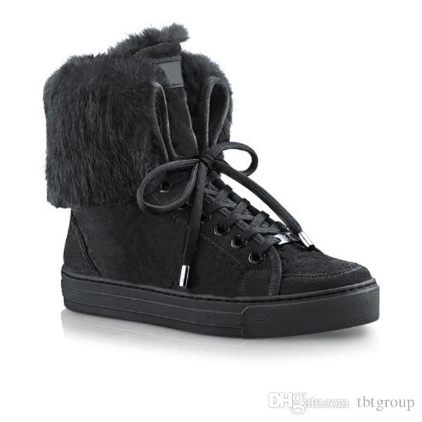 2020 Designer Winter Boots Women Snow Boots Calf Leather And .