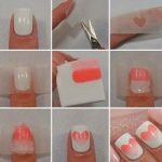 How to do ombre nail art at home step by step. DIY ombre nails .