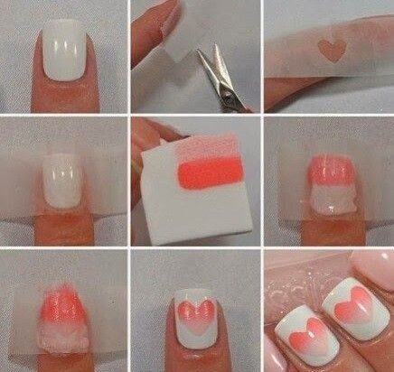 How to do ombre nail art at home step by step. DIY ombre nails .