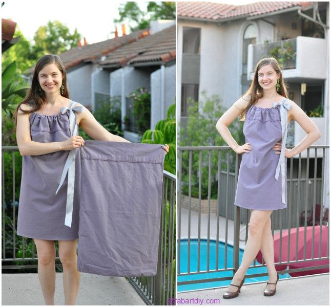 DIY Pillowcase Dress Top Romper Tutorial | Pillowcase dress .