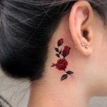 Top 30 Ear Tattoos for Men & Women| Stylish Ear Tattoo Designs 20