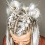 11.Easy Braided Hairstyle for Short Hair #braidedhairstyles .