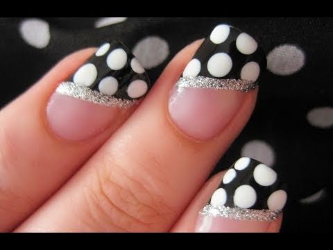 Easy Nail Art: Polka Dot Nails for Beginners - YouTu
