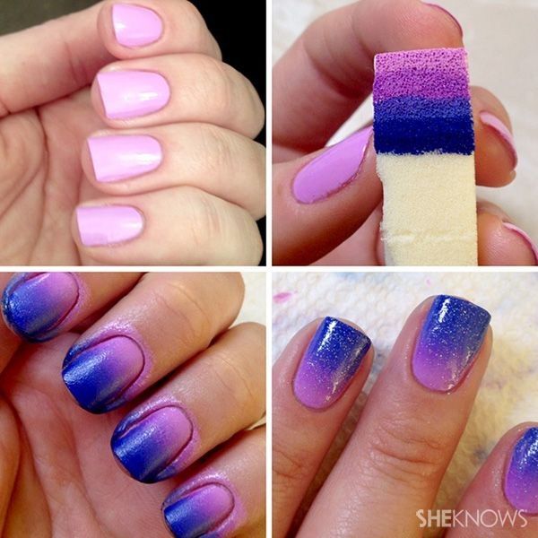 101 Easy Nail Art Ideas and Designs for Beginners | Ombre nails .