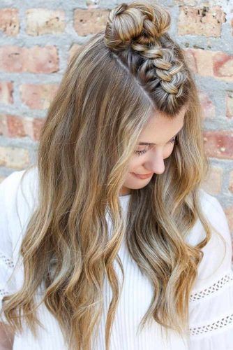 51 Easy Summer Hairstyles To Do Yourself | Medium hair styles .