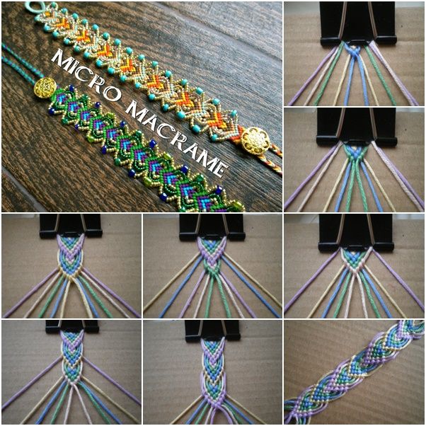 DIY Macrame Leaf Friendship Bracelets (Video) (Video) | Macrame .