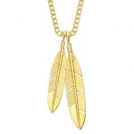 Feathers Necklace - Gold – Strange Wa