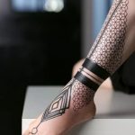 Edgy Geometric Tattoos to add style to your look # looks #gear .