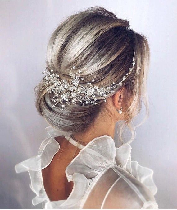 Crystal Bridal Hair Piece Wedding Hair Accessories Bridal Hair .