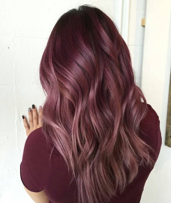 hair dye ideas colorful, red hair color | Maroon hair, Maroon hair .