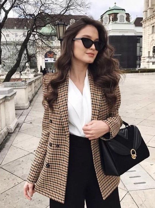 Brown Blazer Outfit Ideas for Ladies – kadininmodasi.org in 2020 .