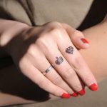 small diamond finger tattoo #ink #girly | Diamond tattoo designs .