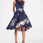 Adrianna Papell Petite Jacquard Fit & Flare Dress & Reviews .