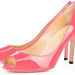 Amazon.com | FSJ Women Flattering Peep Toe Formal Dress Shoes .