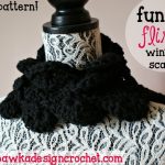 Fun and Flirty Winter Scarf Pattern • Oombawka Design Croch