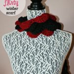 Fun and Flirty Winter Scarf | Winter scarf pattern, Scarf crochet .