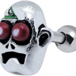 Amazon.com: BodyJewelleryShop Freaky Skull Ear Piercing Stud .