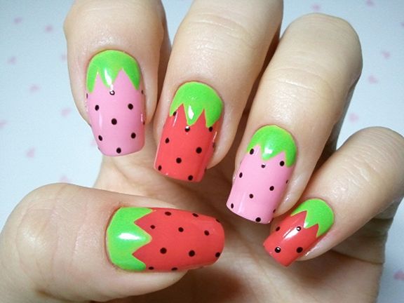 News - Entertainment, Music, Movies, Celebrity | Strawberry nail .