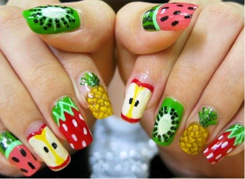 Nail Design Ideas | Fruit nail art, Fruit nail designs, Cute nail .