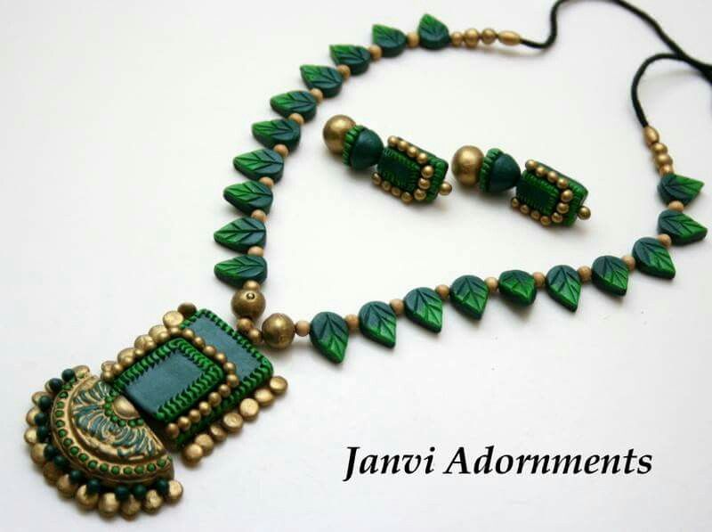 Pin by Jaya Gowda on Terracotta jewellery designs | Terracota .