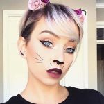 41 Easy Cat Makeup Ideas for Halloween | StayGlam | Cat halloween .