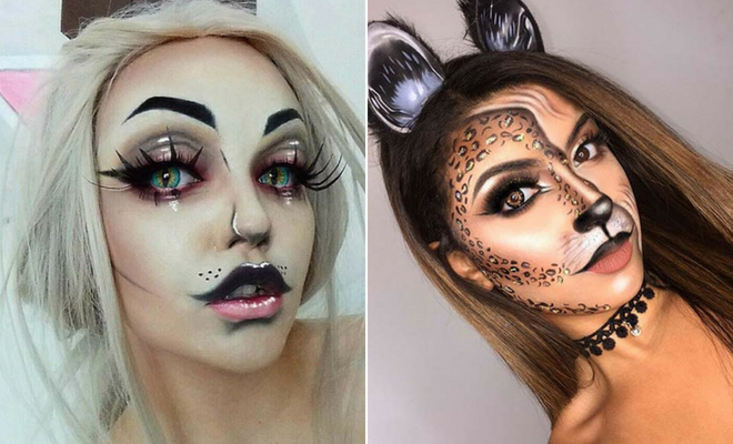 41 Easy Cat Makeup Ideas for Halloween | StayGl