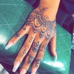 Hand tattoos came into style in the last few years and we are here .