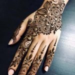 Wedding Henna Tattoo Designs for Brides on Hand 15012019 (10 .