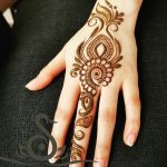 Backhand Hand Brown Henna Design | Henna designs hand, Mehndi .