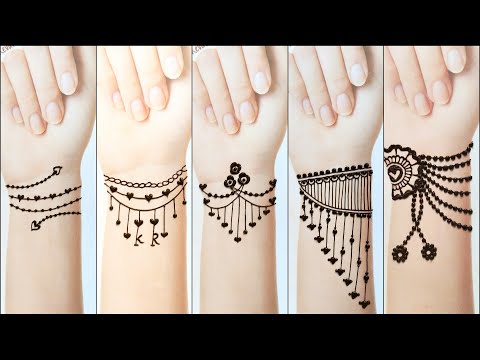 New ❤ Mehndi TATTOO ❤ Beautiful Easy Heena Mehndi Designs .