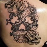Rose and Lace Skull Tattoo | Tattoo Ideas and Inspiration .