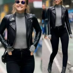 Leather on Leather for Women Outfit Ideas – kadininmodasi.org in .