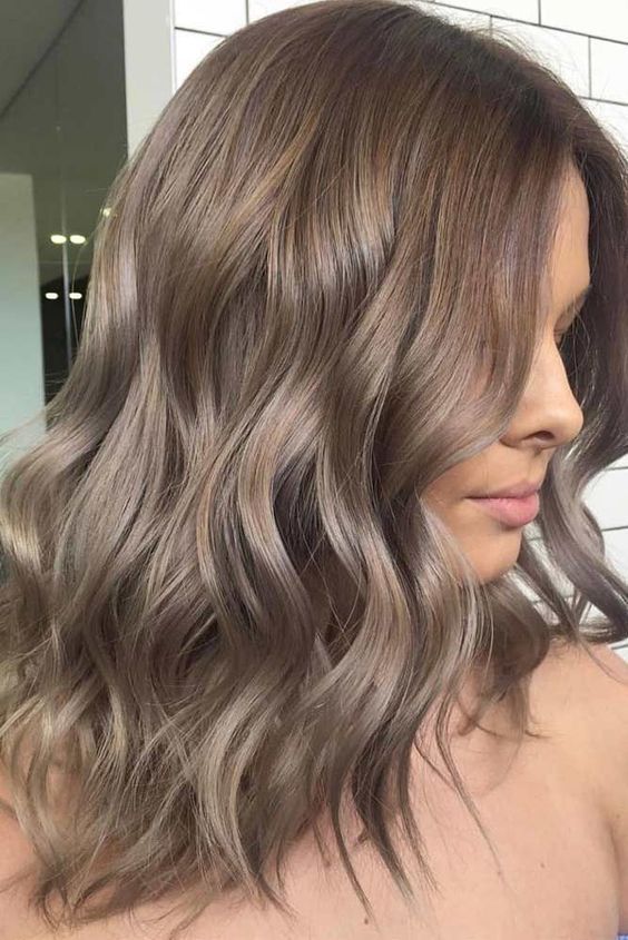 Ash brown hair colors, with their smoky and cool green, blue, and .