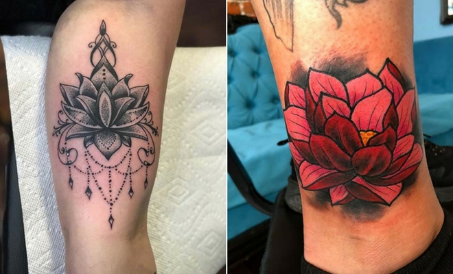 45 Pretty Lotus Flower Tattoo Ideas for Women | StayGl