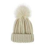 Shop Fashion Woman Winter Knnited Wool Cap Lovely Pompom Soft Warm .