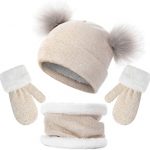 Amazon.com: Toddler Winter Hat Scarf Set for Infant Baby Girl .