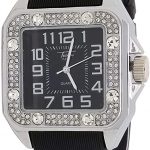 Amazon.com: Techno Pave 14K White Gold Plated Iced Style Square .