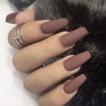30+ Charming Matte Nail Designs To Try This Fall; Nail designs .