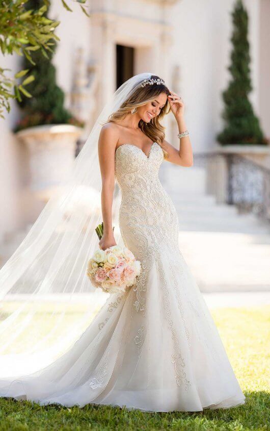Mermaid Wedding Dress with Glamorous Lace | Wedding dresses .