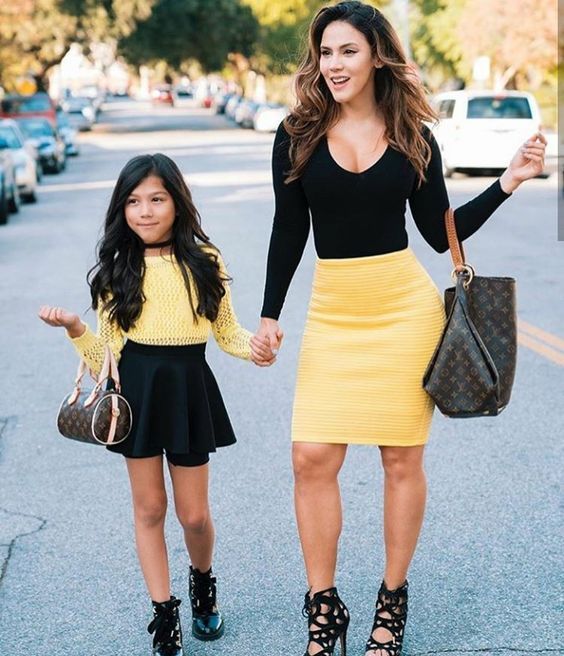 47 Adorable Mothers and Daughters Matching Outfit Ideas | Mom .